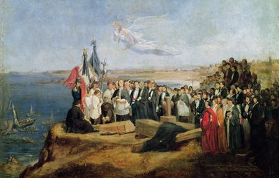 Burial of the Vicomte de Chateaubriand at Grand-Be, 19th July 1848 by Valentin Louis Doutreleau